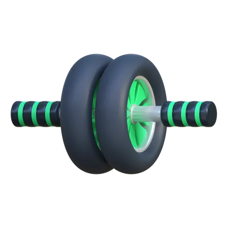 Roda de rolo  3D Icon