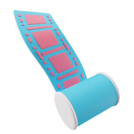 Rolo de filme  3D Icon