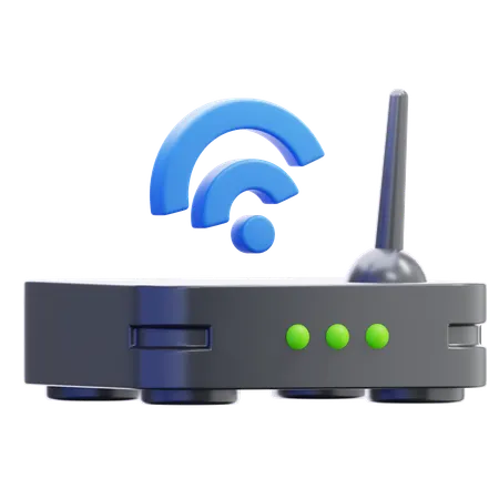 Roteador  3D Icon