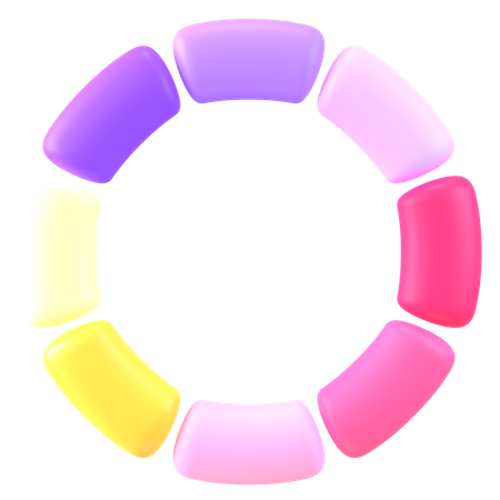 Palette de couleurs  3D Icon