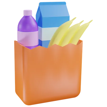 Sacola de compras  3D Icon