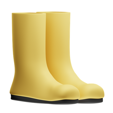 Safety Boots  3D Icon