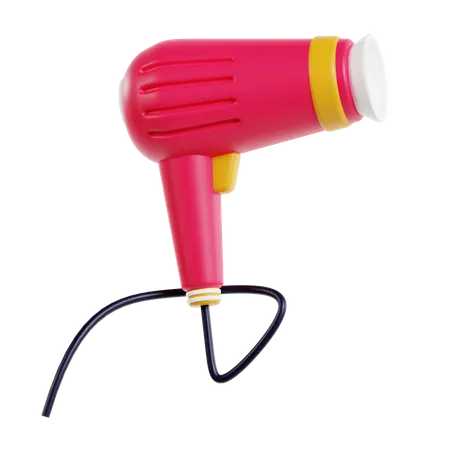 Secador de cabelo  3D Icon