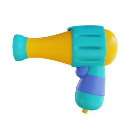 Sèche-cheveux  3D Icon