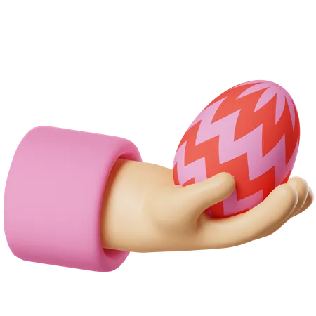 Segure o ovo  3D Icon