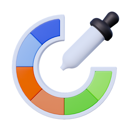 Seletor de cores  3D Icon