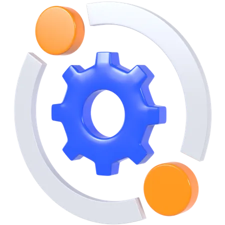 Serviço técnico  3D Illustration