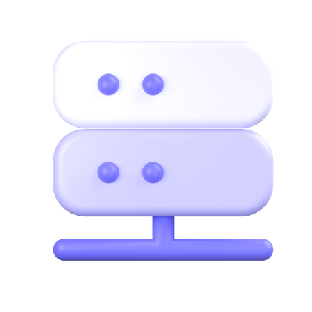 Conexão do servidor  3D Icon