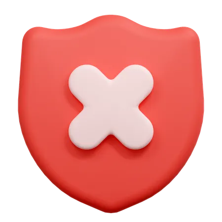 Shield verification  3D Icon