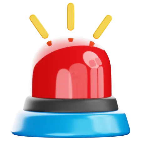 Sirene de bombeiro  3D Icon