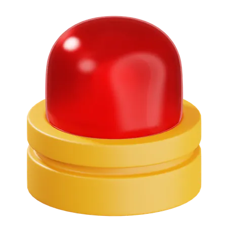 Sirene de emergência  3D Icon