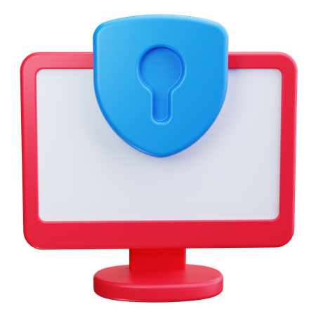Sistema de segurança  3D Icon