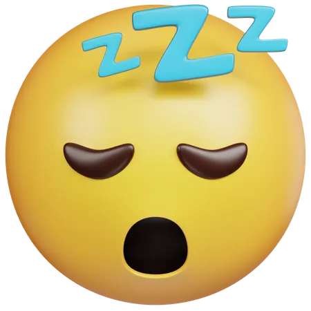 Sleeping Emoji  3D Icon