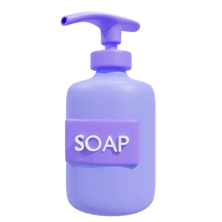 Soap Bottle  3D Icon