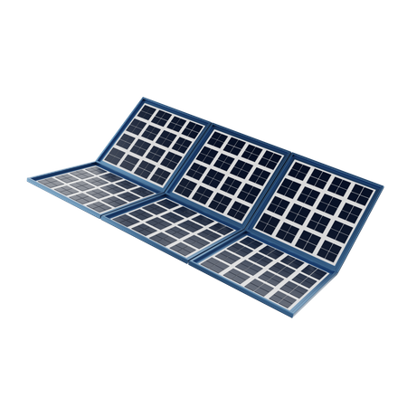Solar Panel  3D Illustration