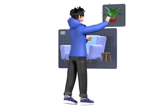Spatial Design  3D Illustration