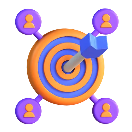 Targeting  3D Icon