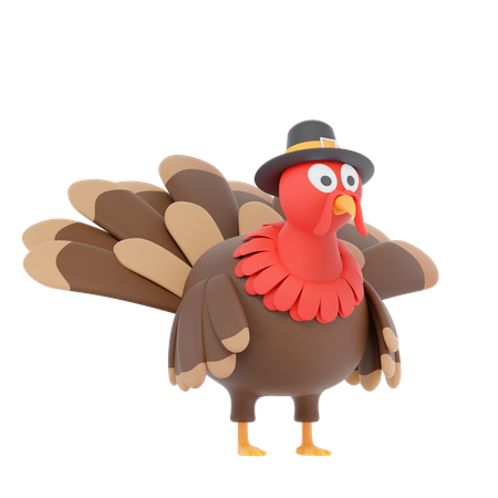 Thanksgiving Turkey  3D Icon