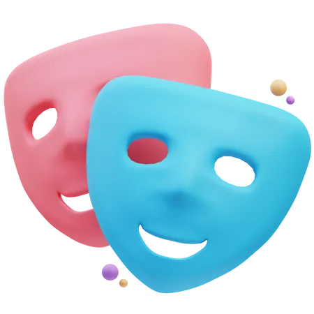 Theater Mask  3D Icon