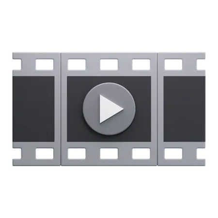 Tira de filme  3D Icon