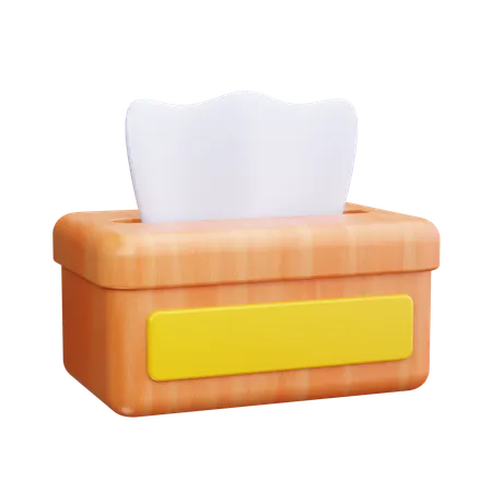 Tissue Box  3D Icon