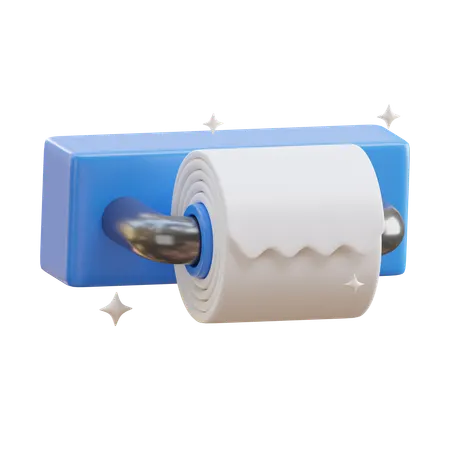 Toilet Paper  3D Icon