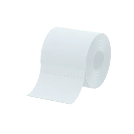 Toilet Paper  3D Illustration