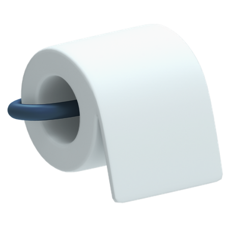 Toilet paper  3D Illustration
