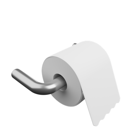 Toilet paper  3D Illustration