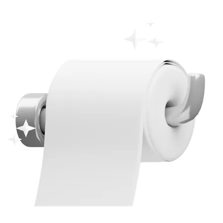 Toilet Paper  3D Illustration