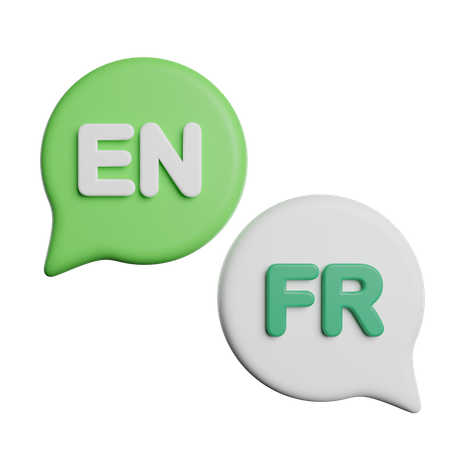 Traducteur de la langue  3D Icon