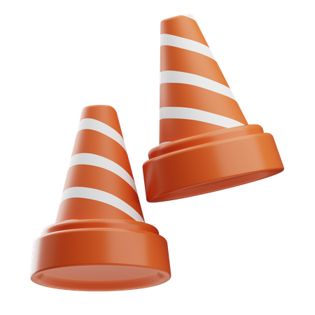 Traffic Cone Office  3D Icon