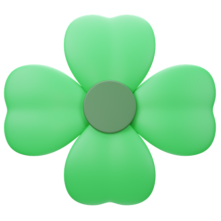 Trevo-de-quatro-folhas  3D Icon
