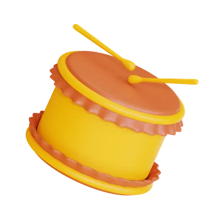 Trommel  3D Illustration