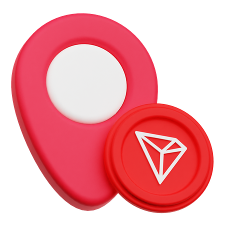 Localização do tron  3D Icon