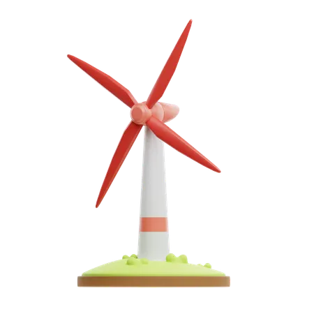 Turbina de vento  3D Icon