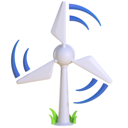 Turbina de moinho de vento  3D Icon
