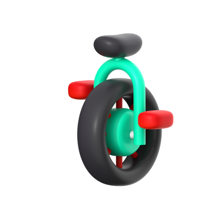 Unicycle  3D Icon