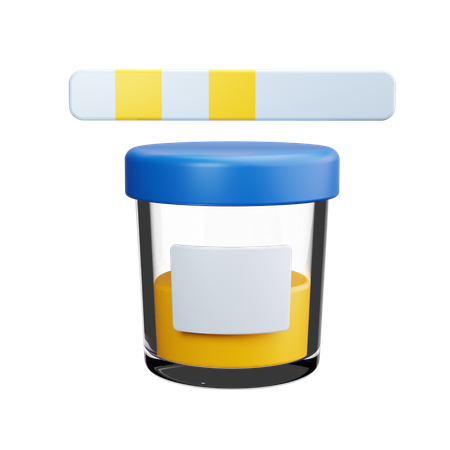 Urine Test  3D Icon