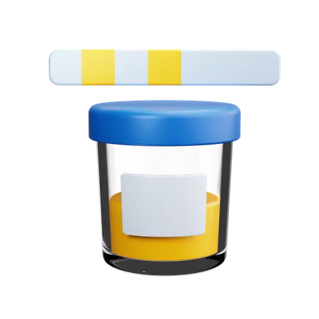 Urine Test  3D Icon