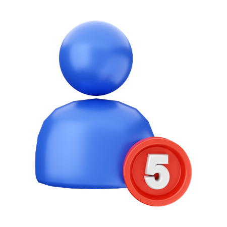 User Notification  3D Icon