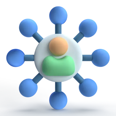L'utilisateur se connecte  3D Icon