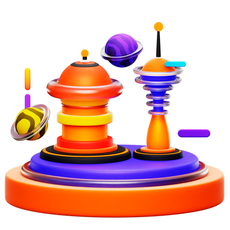 Virtual Reality  3D Icon