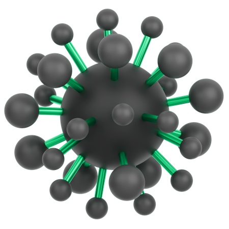 바이러스  3D Icon