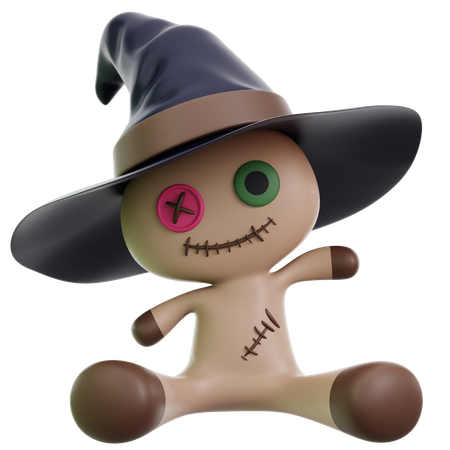 Voodoo Doll  3D Icon