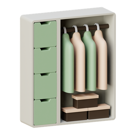 Wardrobe  3D Icon