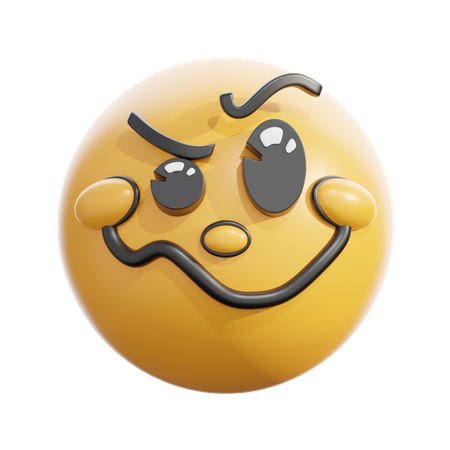 Visage étourdi  3D Icon