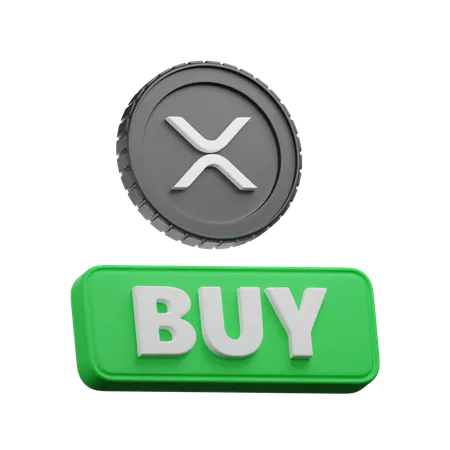 Xrp Buy  3D Icon
