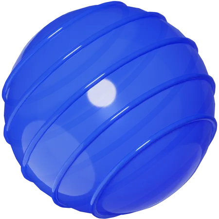 Yoga Ball  3D Icon